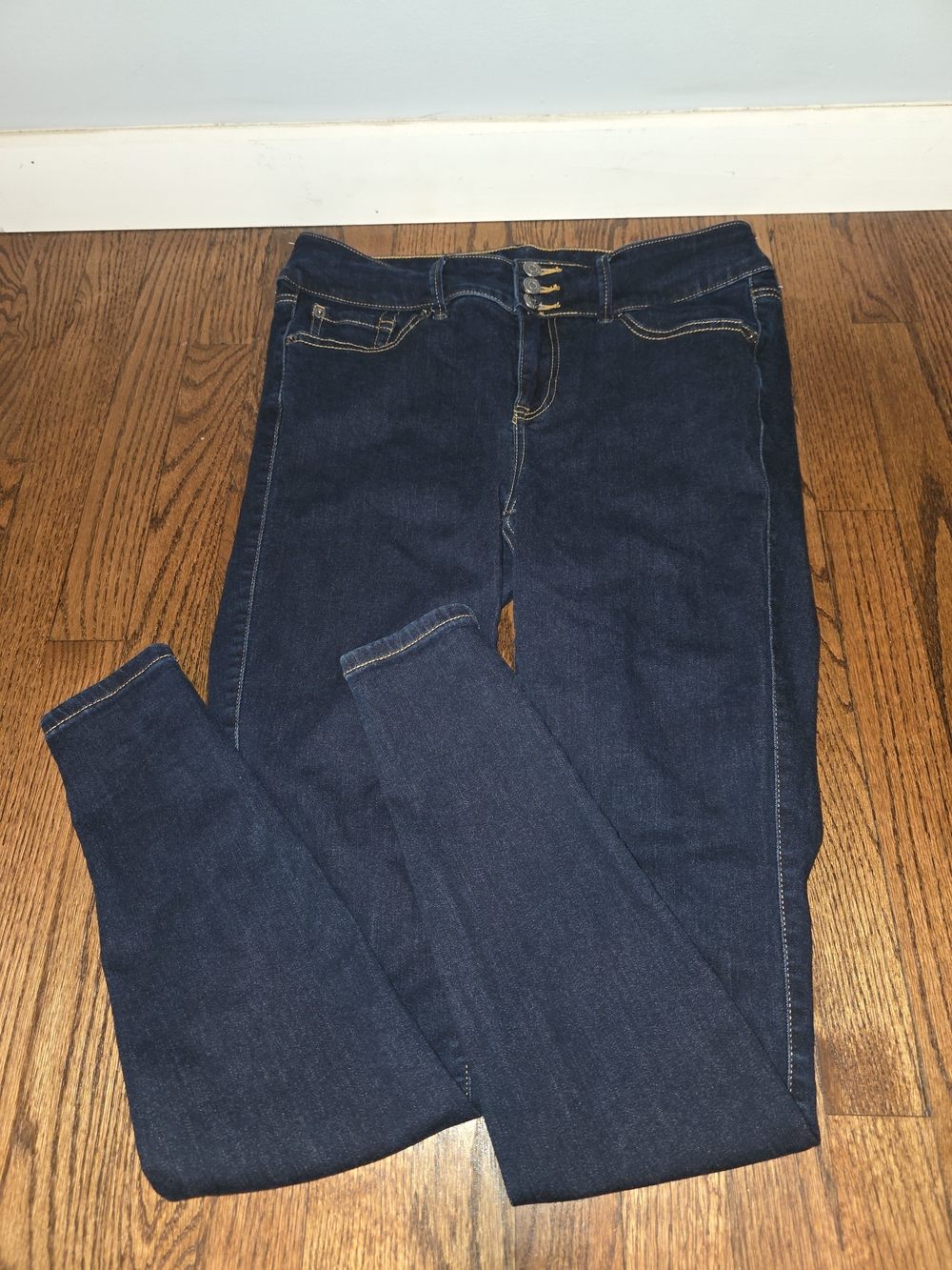 torrid Dark Blue High-Rise Stretch Jeggings 12 Extra Tall